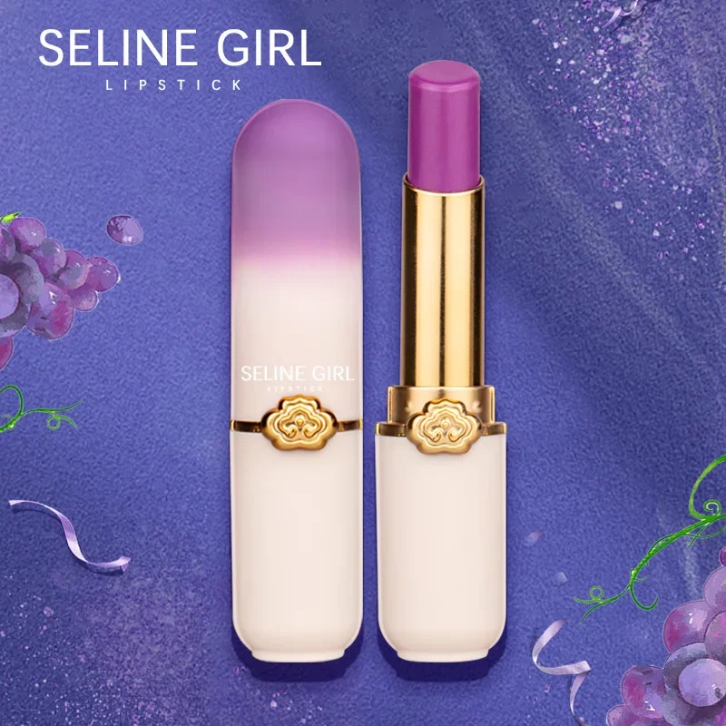 Peach Color Changing Lipstick  Korean Lip Balm Tinted Magic Lip Stain Glossly Makeup Jelly Crystal Lipstick