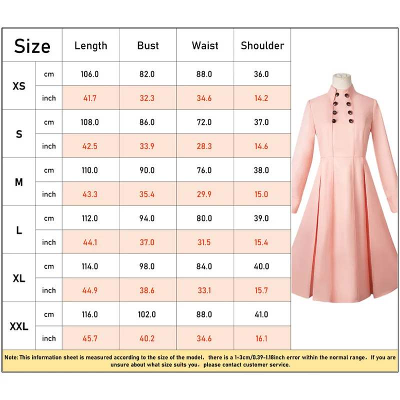Anime Yor Forger Cosplay Costumes Spy Family Cosplay Pink Trench Coat Thorn Princess Suit Wig Halloween Carnival Cos Adult Women - view 6