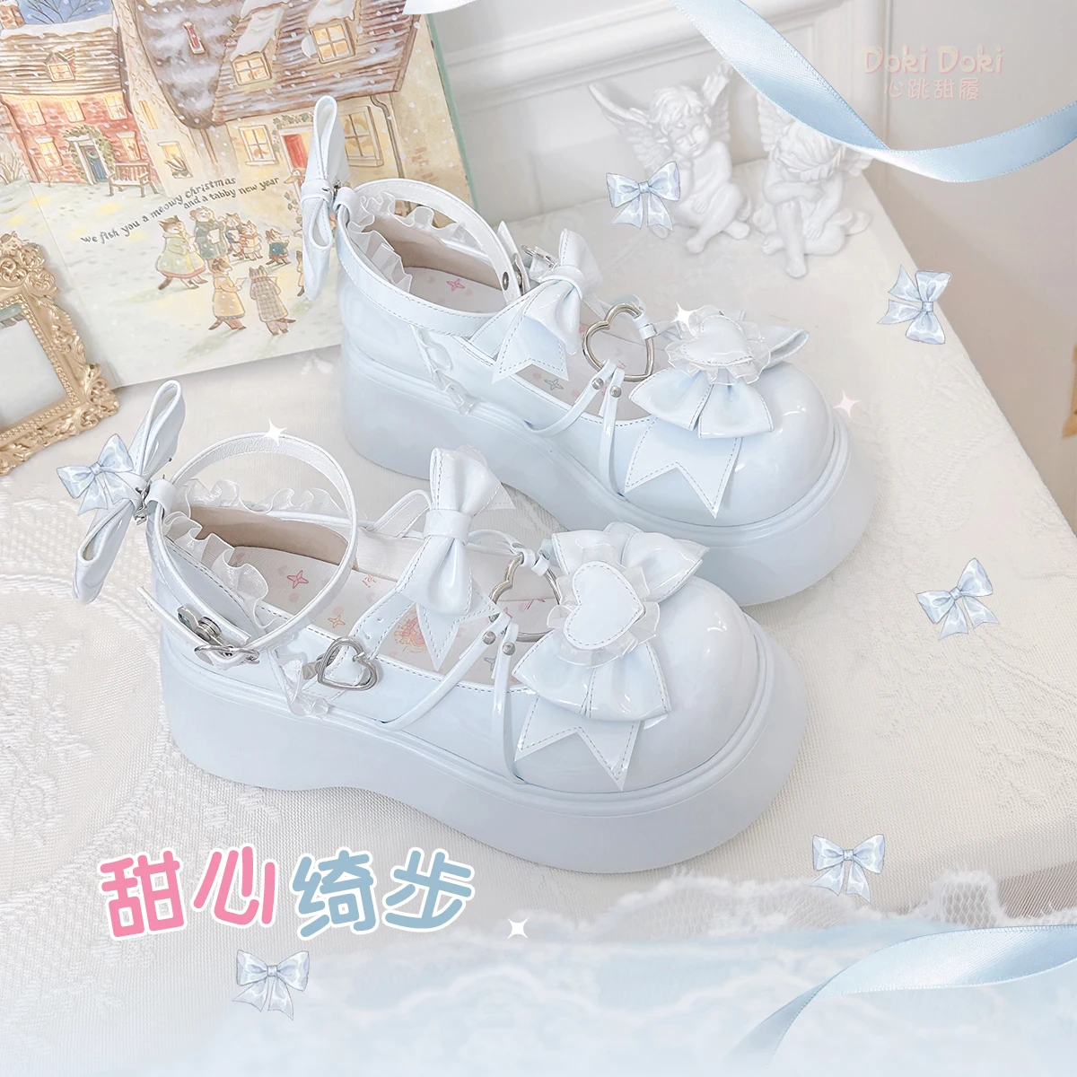 

Original Japanese Lolita Single Shoes Cute Soft Girl Lolita Shoes Sweet Lolita Girl Tea Party Thick Soled Shoes