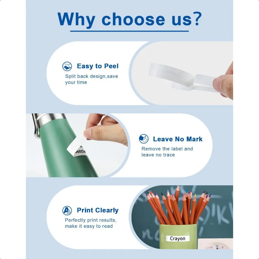 MK231 테이프 교체용, 브라더 라벨 테이프 12mm 0.47인치, MK231 M231 MK231s, PTouch PTM95 PTM95 PT65 PT45 PT와 호환