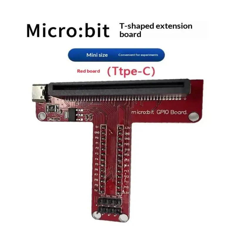 Microbit Development Board T-Type GPIO Expansion Board Breadboard Adapter Python