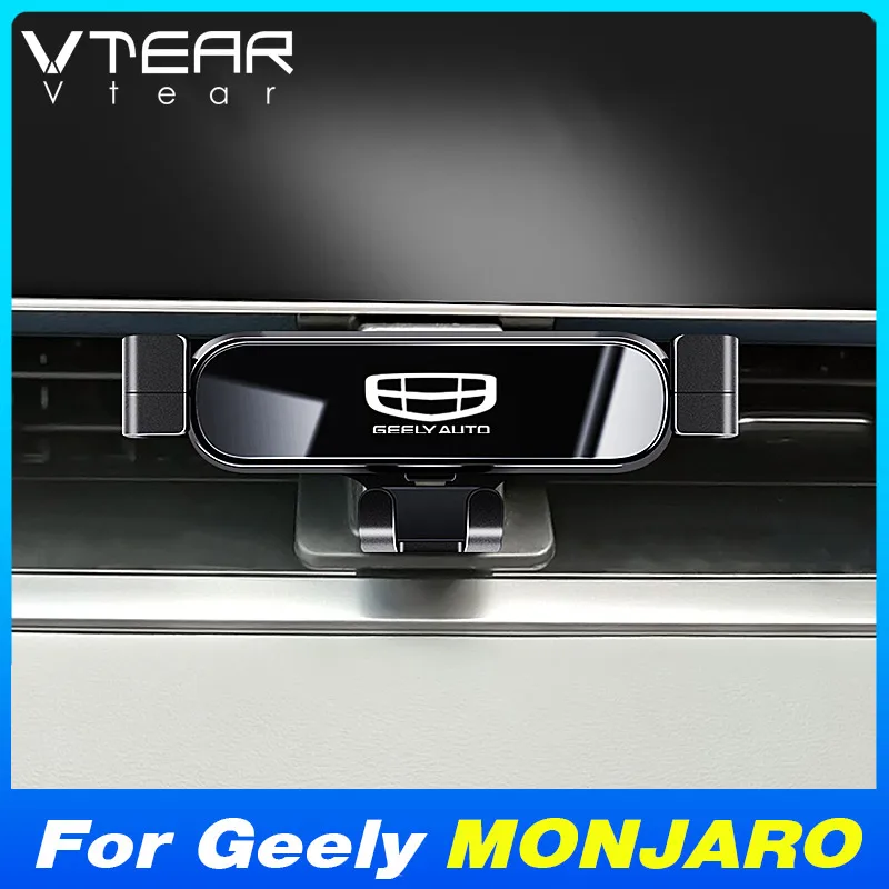 

Vtear Phoner Holder Cover Support Mount Trim Car Interior Decoration Accessories Products For Geely Monjaro Kx11 Manjaro 2024