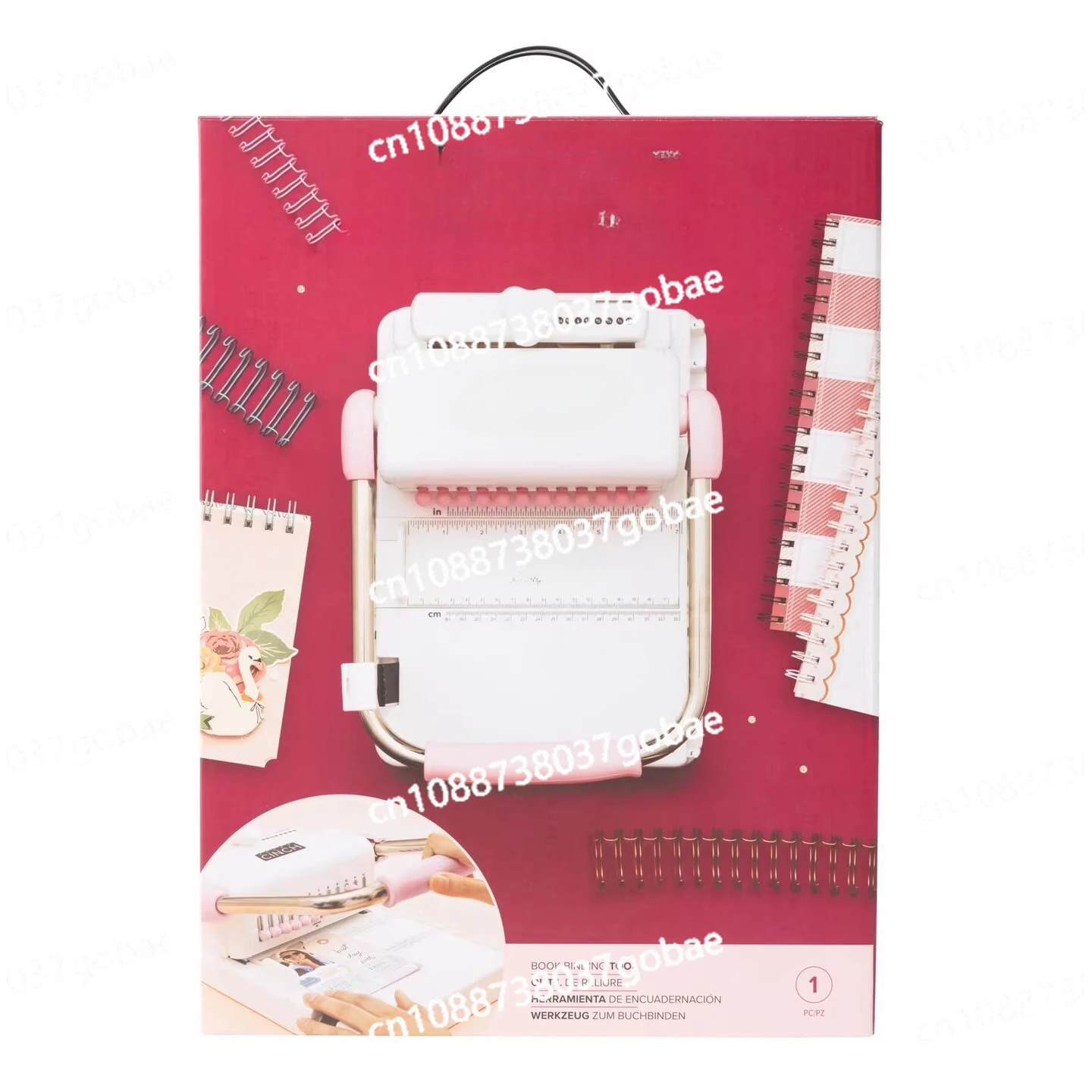 آلة تجليد الكتب المتوافقة مع الأسلاك أو الملفات الحلزونية، آلة تجليد يدوية للكتب الاحترافية #4