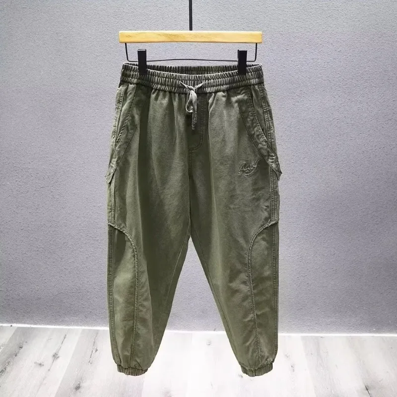 紳士服 オーバーオール 春秋 和風 ゆったり レトロ レギンス パンツ カジュアルパンツ