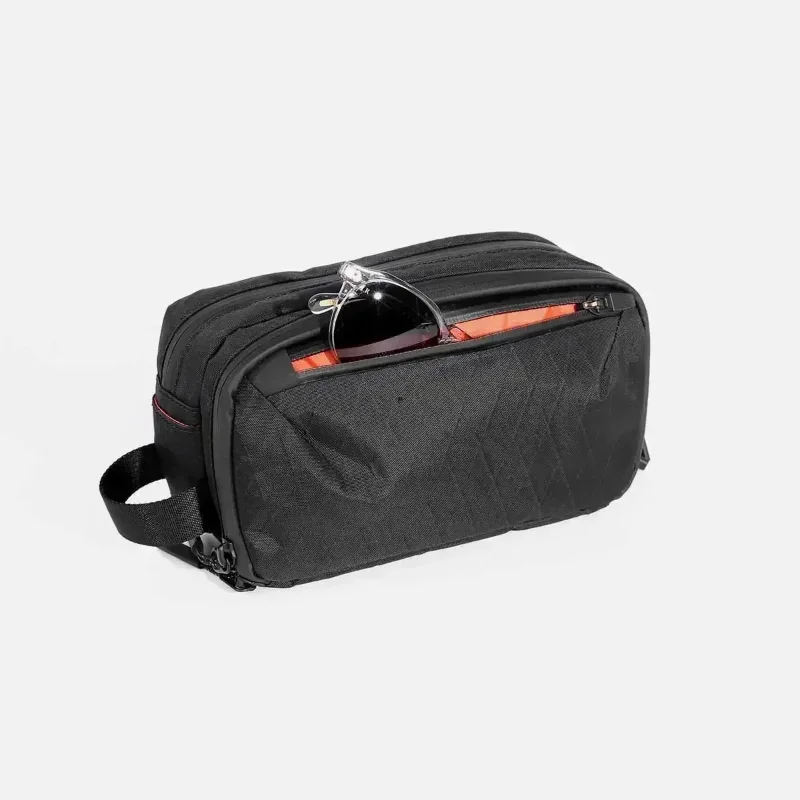 Kit Dopp 2x-pac nylon haute performance, trousse de toilette résistante à l'eau double compartiments