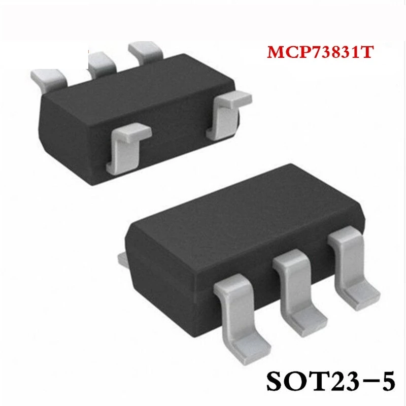 100pieces/lot MCP73831T MCP73831T-2ACI/OT MCP73831 4.2V SOT23-5 