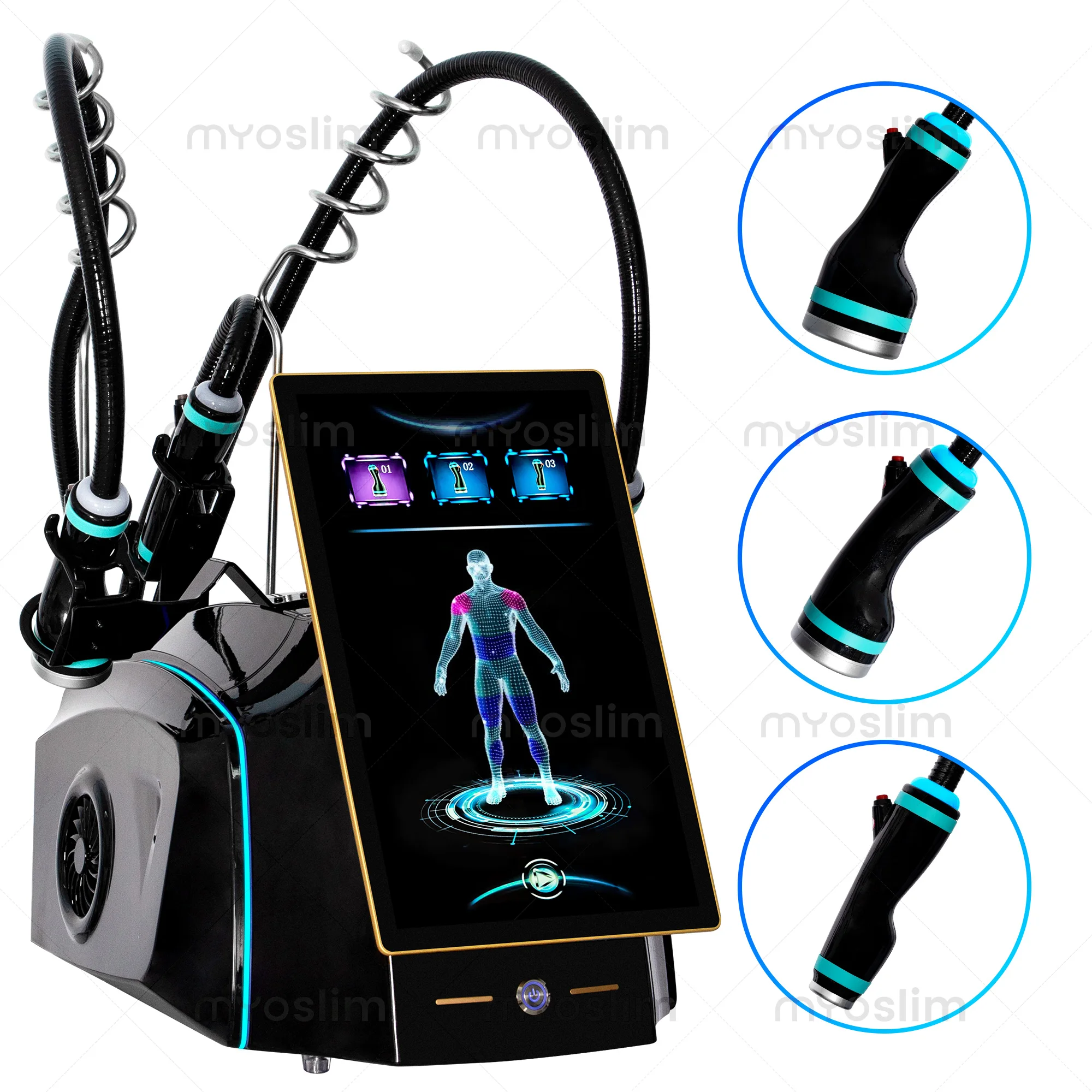 Professional Cool Wave 2.45GHz Skin Tightening Machine for Body Contouring and Anti-Cellulite Treatment Beauty Machine