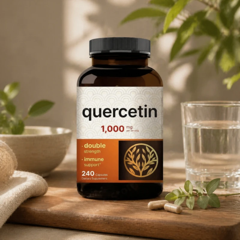 Quercetin 1,000mg Ultra Strength Supplement for Healthy Immune Support Quercetin Dihydrate Bioavailable Form 240 Capsules