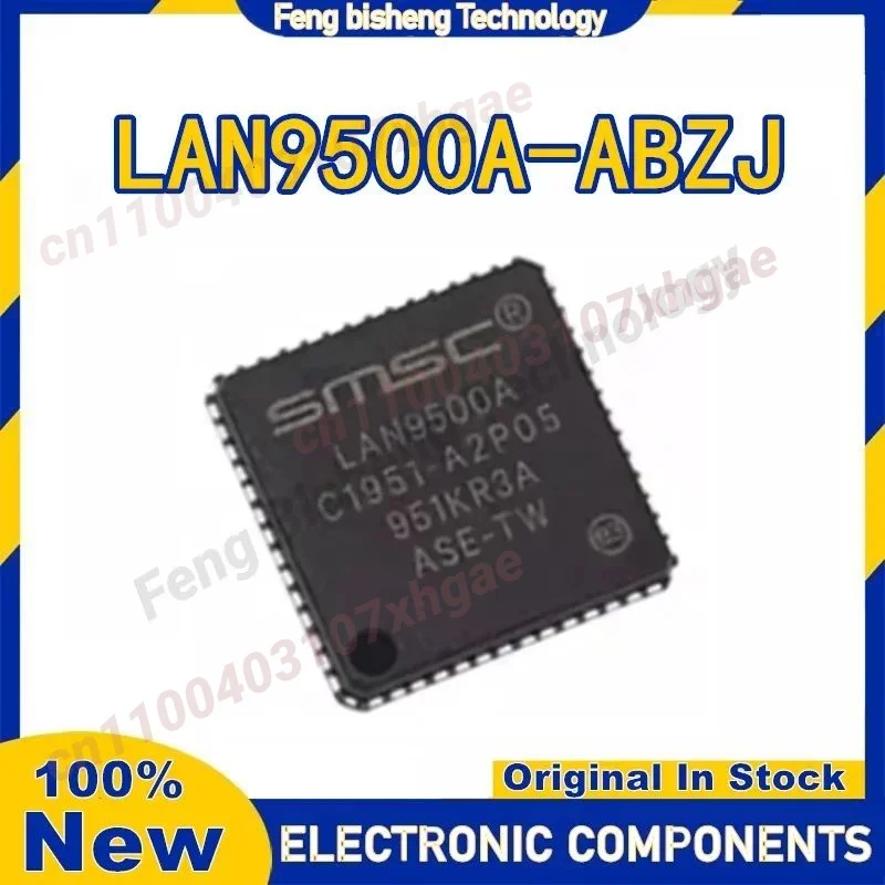 

5PCS LAN9500A-ABZJ LAN9500A LAN9500 LAN IC USB Chip QFN-56 100% New Original in stock