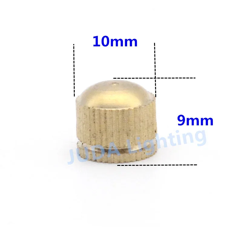 M3 M4 M5 thread Pure copper decorative nut for chandelier ceiling rose canopy edison led pendant lamp brass lighting accessories