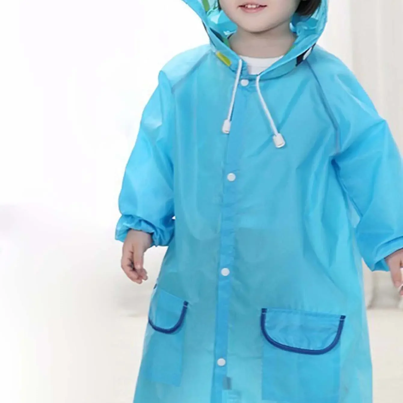 One-piece Raincoat Cartoon Animal Children Outdoor Waterproof Rain Coat Clothes Baby Boys Girls Jacket Coat Rainwear Rainsuit