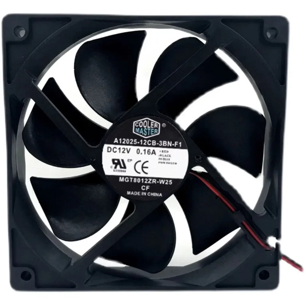 

New Fan For A12025-12CB-3BN-F1 12V 0.16A Chassis Power Cooling Fan 12025 120*120*25MM