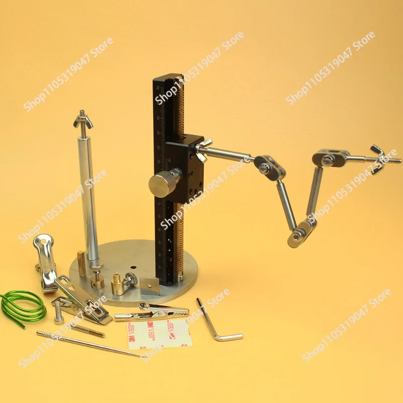 High-precision stop motion vertical linear adjuster, stop motion stand