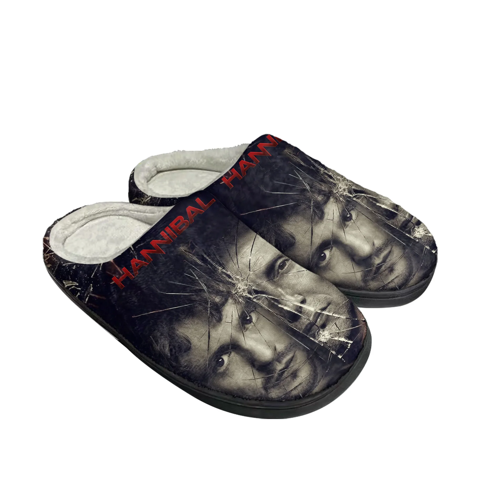 Hannibal Home Cotton Slippers Mens Womens Mads Mikkelsen Plush Bedroom Casual Keep Warm Shoes Thermal Slipper Customized Shoe