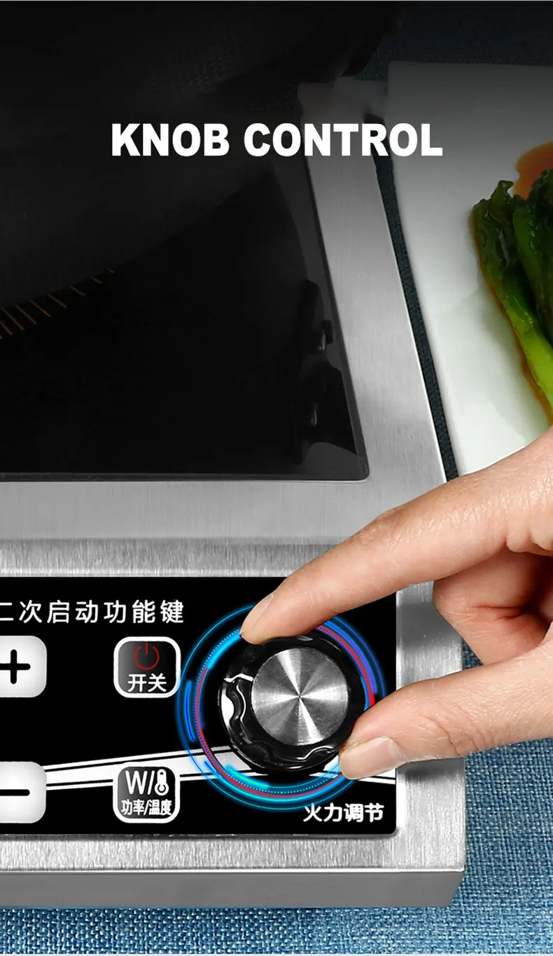 

Household 3500W Induction Cooker Commercial Flat Cooking Stove Restaurant High-power