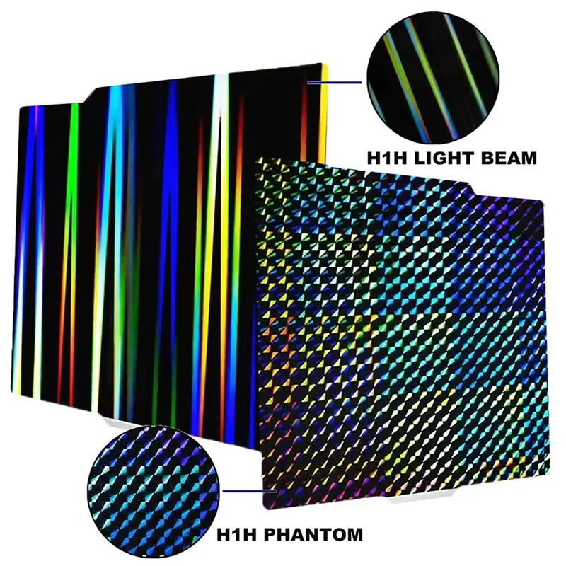 Superior-6X H1H Build Plate For Bambu-Lab X1C/X1/X1E/P1P/P1S/A1 Print Bed 257X257mm Light +Phantom Spring Steel Sheet Plate