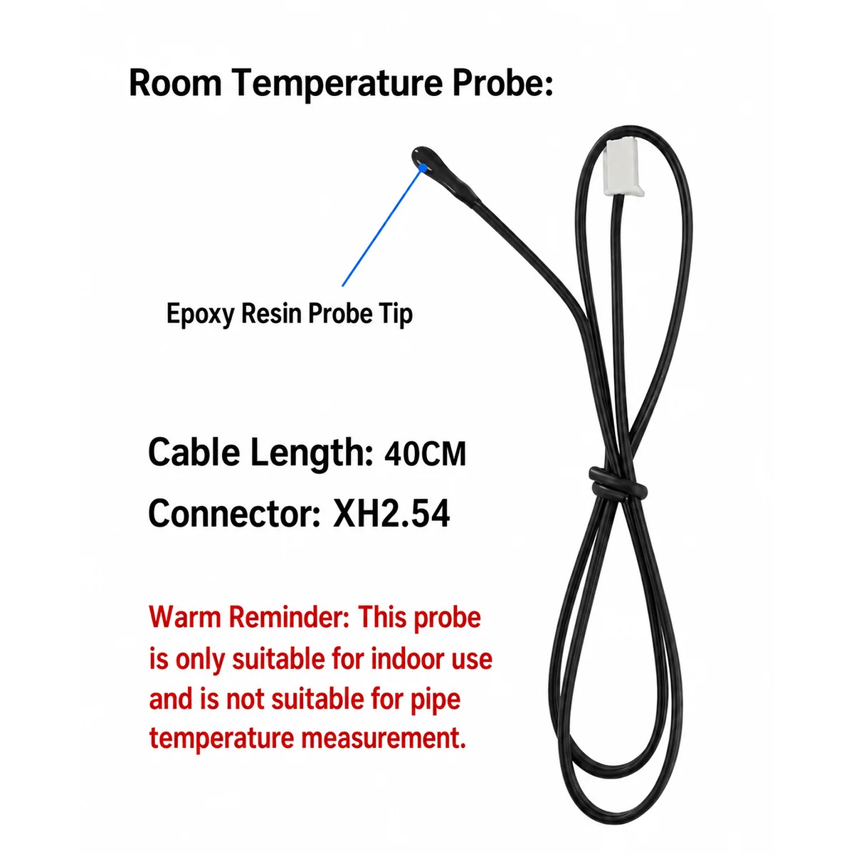 20-200PCS Air Conditioner Temperature Sensor Probe 5K 10K 15K 20K 50K NTC B3950 Thermistor Temperature Control Sensor