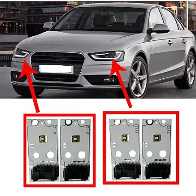 For Audi A4L B8 B8.5 2013-2015 car hernia headlight DRL chip Ballast chip circuit board light source board white light microchip