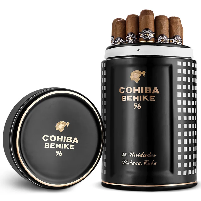 Travel-Friendly Portable Cigar Cigar Humidor for Cuban Cigars Humidification Tube Humidification CanisterHumidification Case view 2