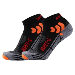 2023 Running Socks Men Professional Compression Outdoor Sport Funny Short Brand Anti-slip  woman man black White