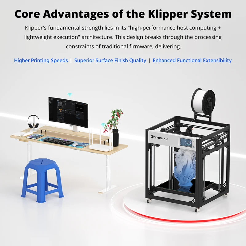 VEHO 600 PRO V3 High Precision 3D Printer,7 inch Screen 600*600*600mm Large Print Size With Klipper firmware 3D Printer Kits - view 3