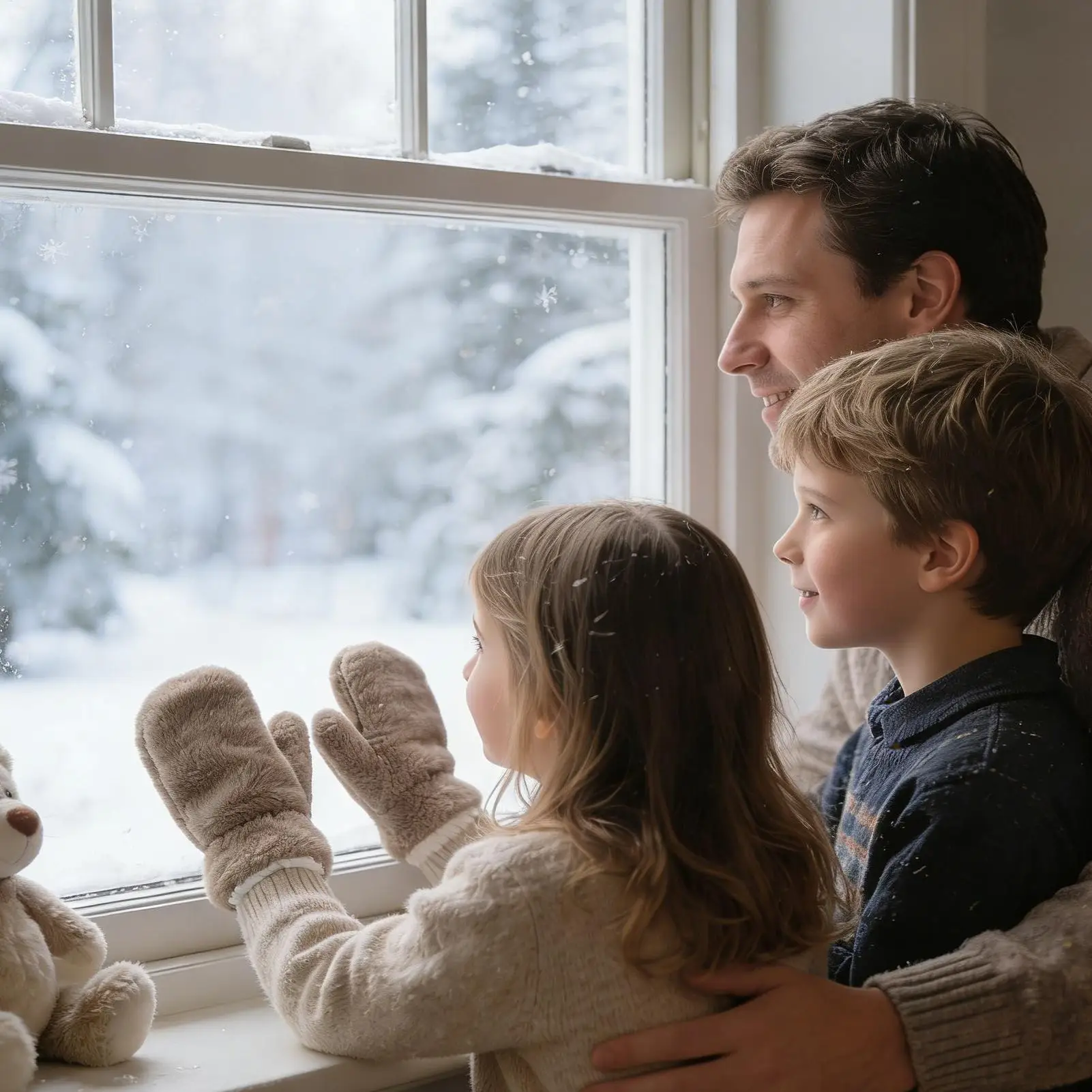 

Детские зимние варежки для защиты рук от холода, полнопальцевые перчатки для игр в снегу для мальчиков, дошкольников 1-10 лет, для улицы