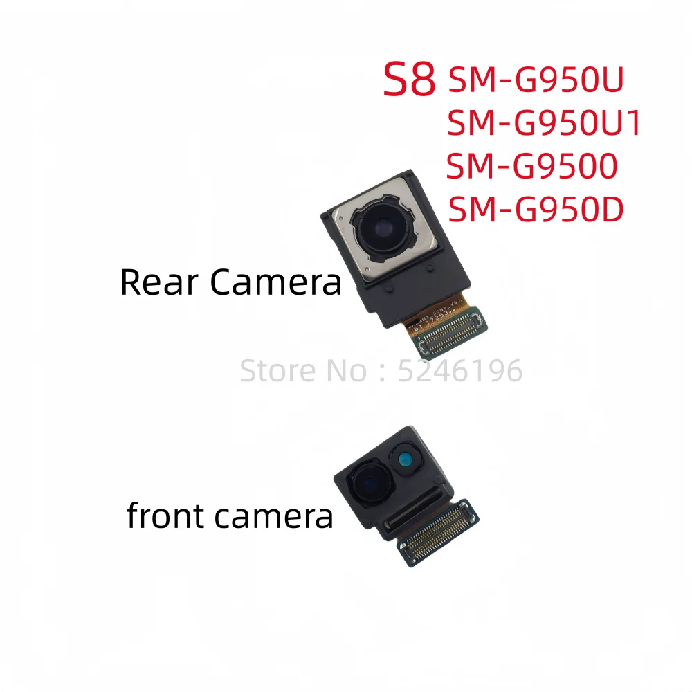 1pcs Back big Main Rear Camera front camera Module For Samsung Galaxy S8 SM-G950U SM-G950U1 SM-G9500 SM-G950D (US) Version