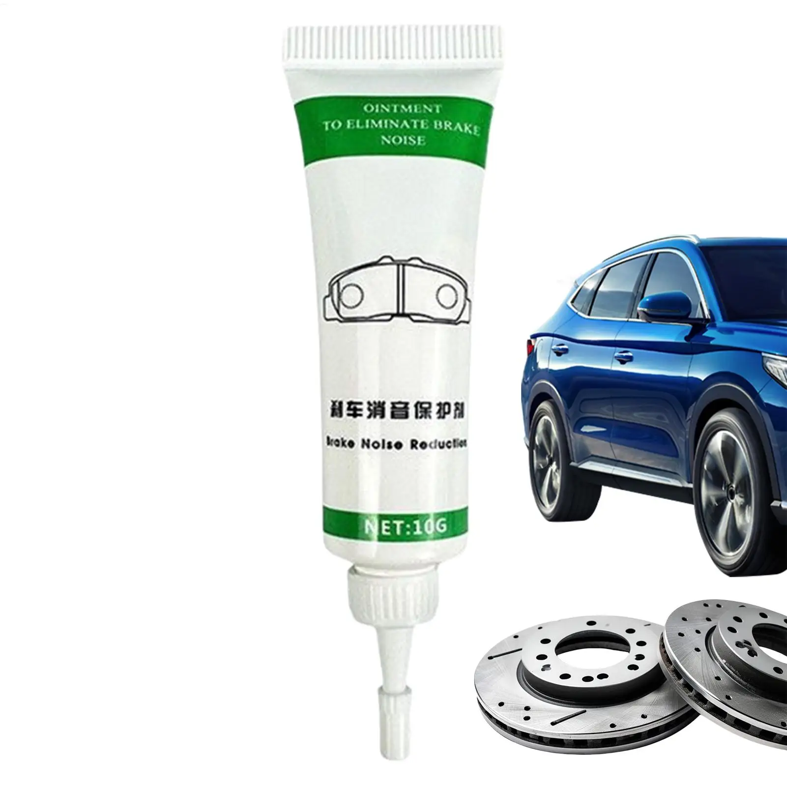 10g Brake Pad Grease Noise Reduction Paste for Brake Long-lasting Lubricating Product for Truck Bus Engineering Vehicles Sedan