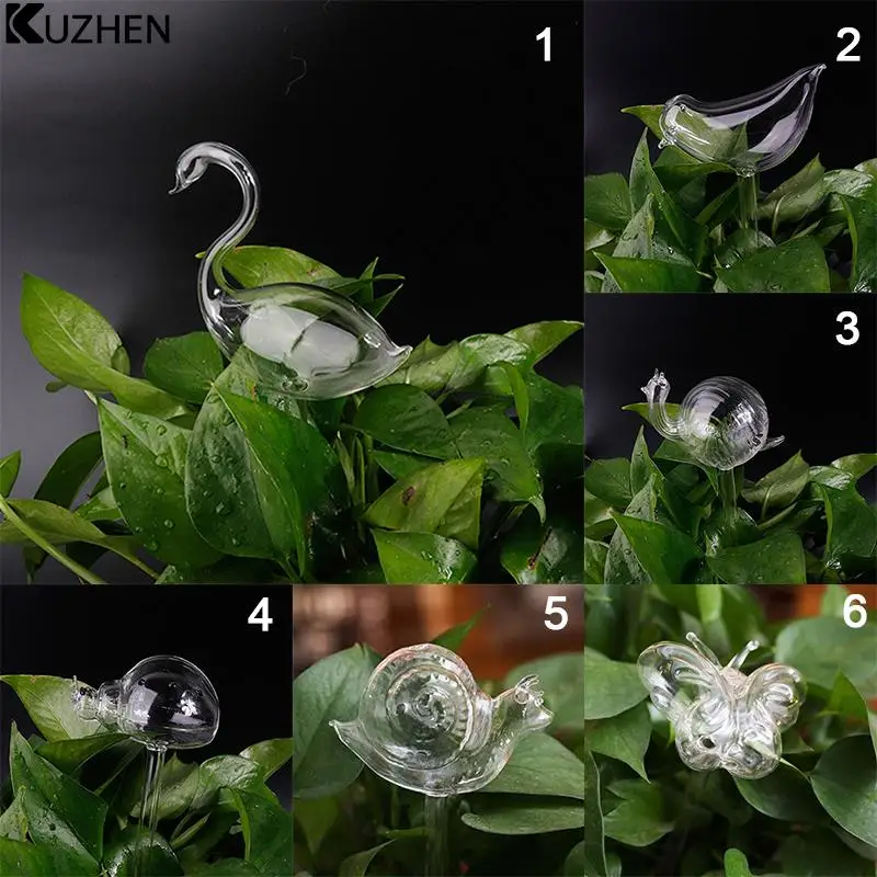 Plant Transparent Waterer Automatic Waterer Indoor Plant Automatic Watering Glass Bird Watering Box Flower