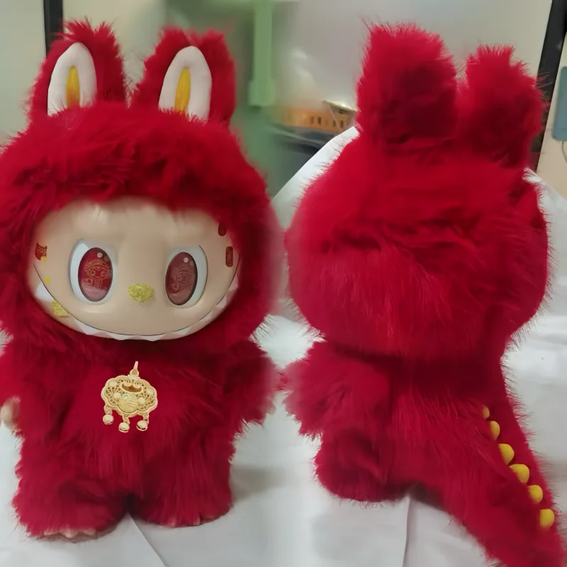 2025 在庫モンスター Labubu Zimomo エンジェルクリエイティブチェンジシリーズブラインドボックス赤ピンクビニール人形ペンダント装飾おもちゃ誕生日プレゼント