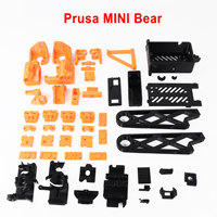 Blurolls Prusa Mini Bear Upgrade Printed Parts 3d Printed Full Kit ESUN Filament PETG Orange Black