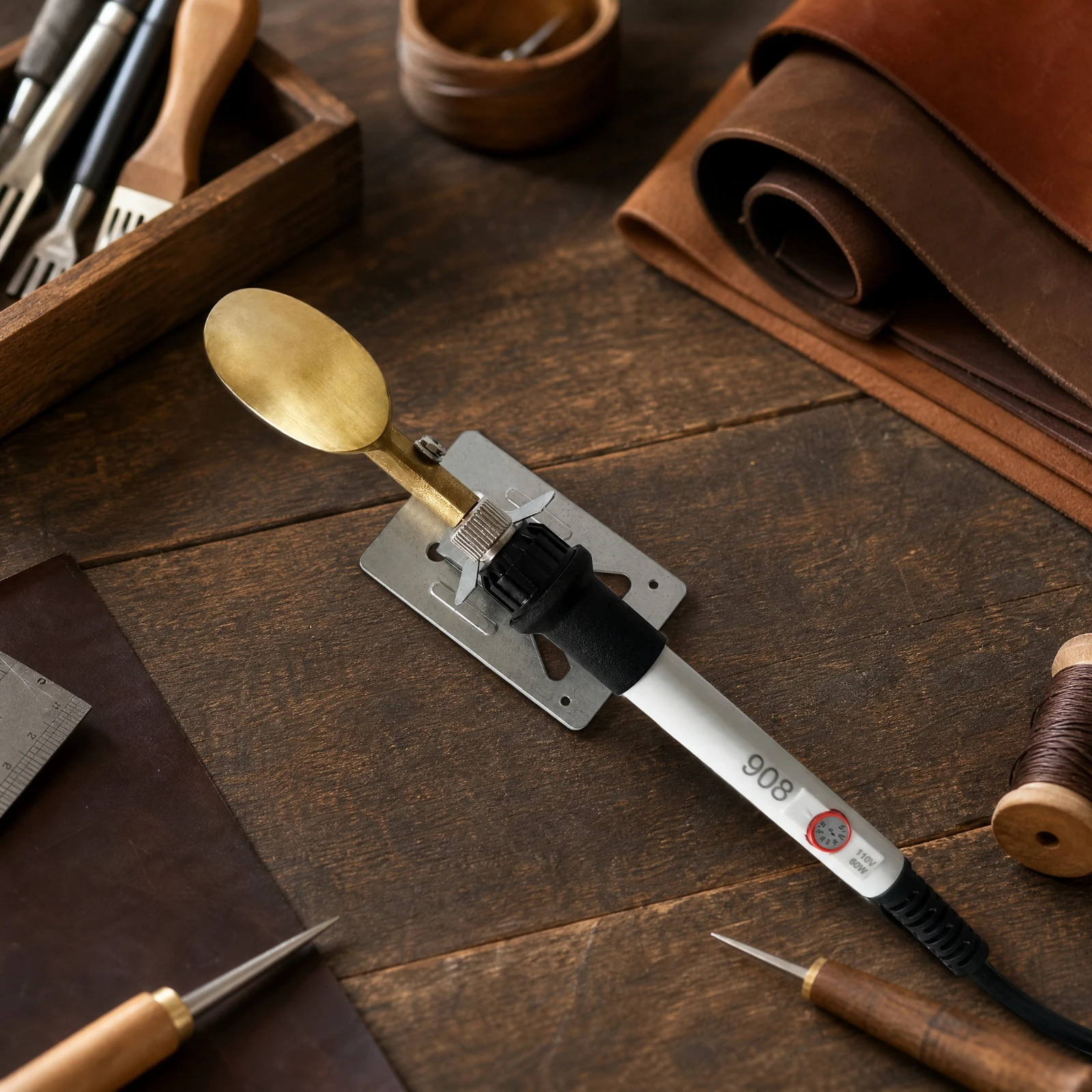 Soldering Tool Long-Lasting Pyrography Iron for Hobbyists, Leathercraft, Miniature Clothing Projects