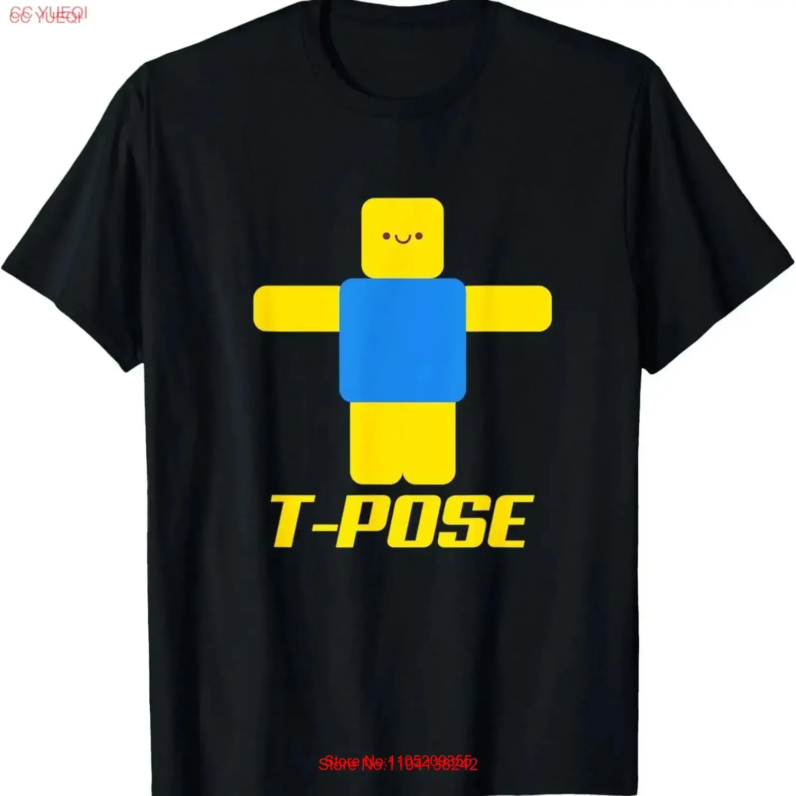 

T Pose Blox Noob Забавная геймерская рубашка винтажный стираный топ для повседневной носки модный универсальный мягкий повседневный унисекс с графикой слегка