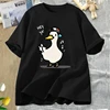 Dancing Duck Graphic T‑Shirt Fashion Y2K