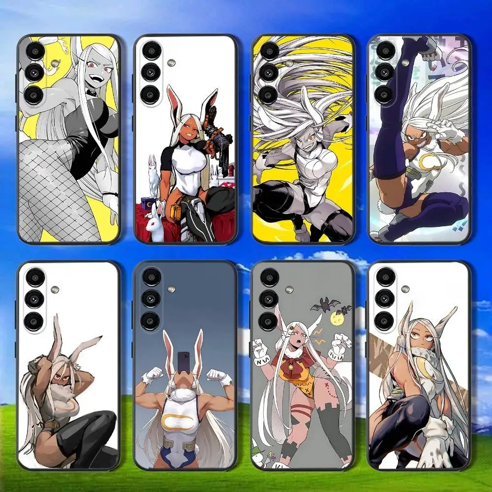 

R-Rumi Usagiyama M-Mirko Phone Case For Samsung Galaxy A13,A21s,A22,A31,A32,A52,A53,A71,A80,Soft Black Shell