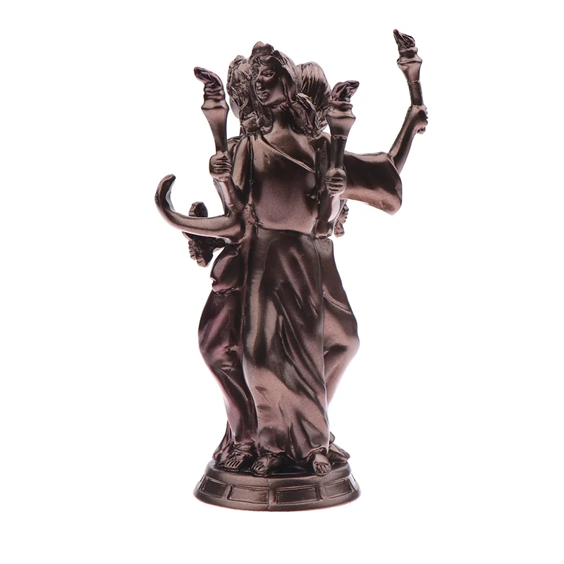 

Veronese Designs Hecate Greek Triple Goddess Of Magic Statue Cold Cast Resin Antique Bronze Finish Moon Goddess Sculpture