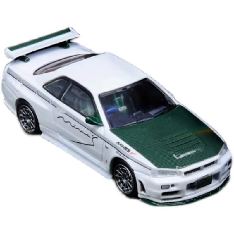 INNO 1:64 Nissan SKYLINE GTR R34 NISMO R-TUNE MINES alloy car model