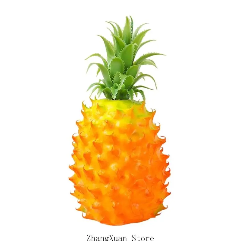 Künstliche Fruchtmodellsimulation, strukturierte Ananas-Dekoration für Schaufenster, Raumarrangements und Fotoszenen-Nutzung – Detail 9