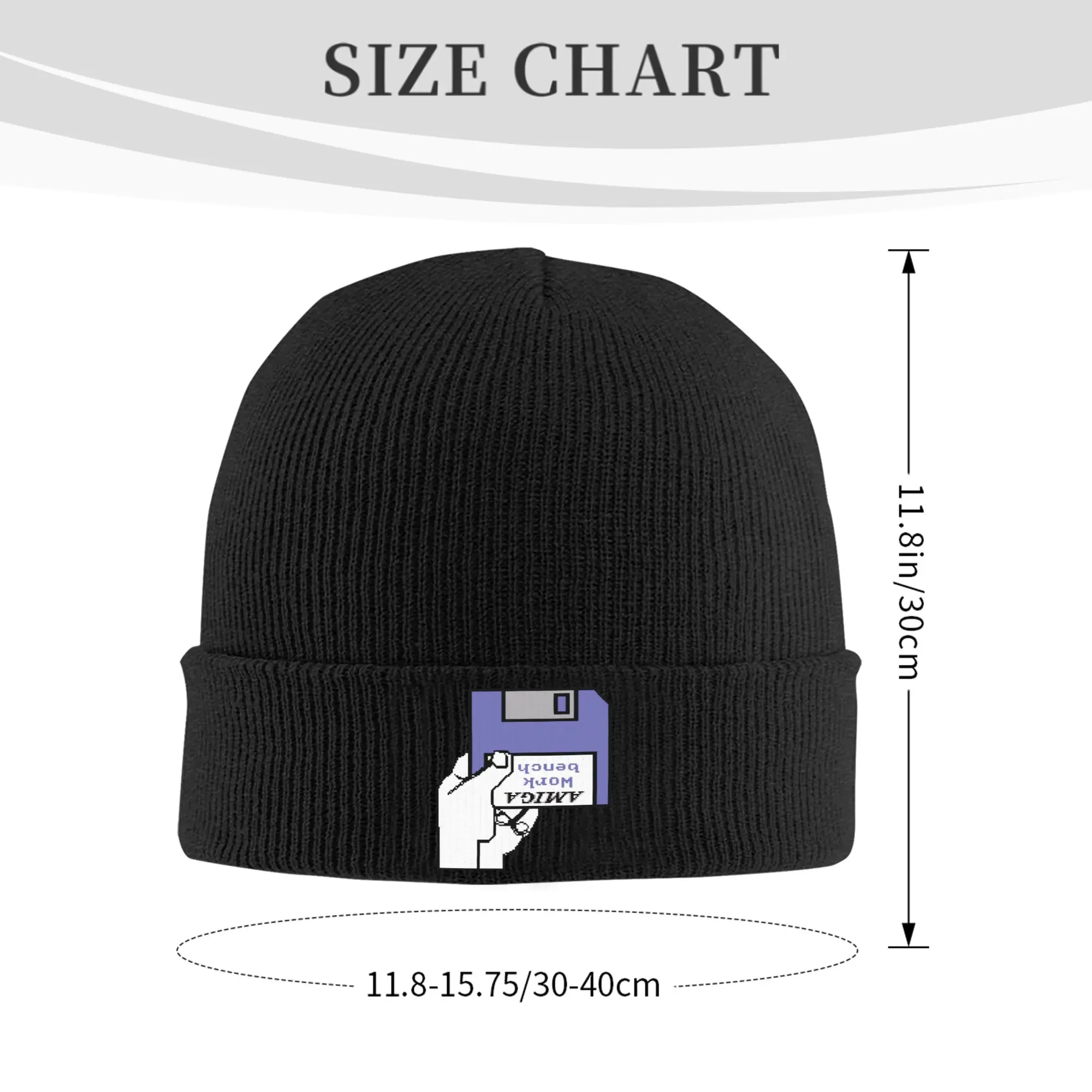 Commodore C64 Game Beanie Cap Unisex Winter Warm Bonnet Homme Knit Hat Hip Hop Outdoor Computer Geek Skullies Beanies Hats