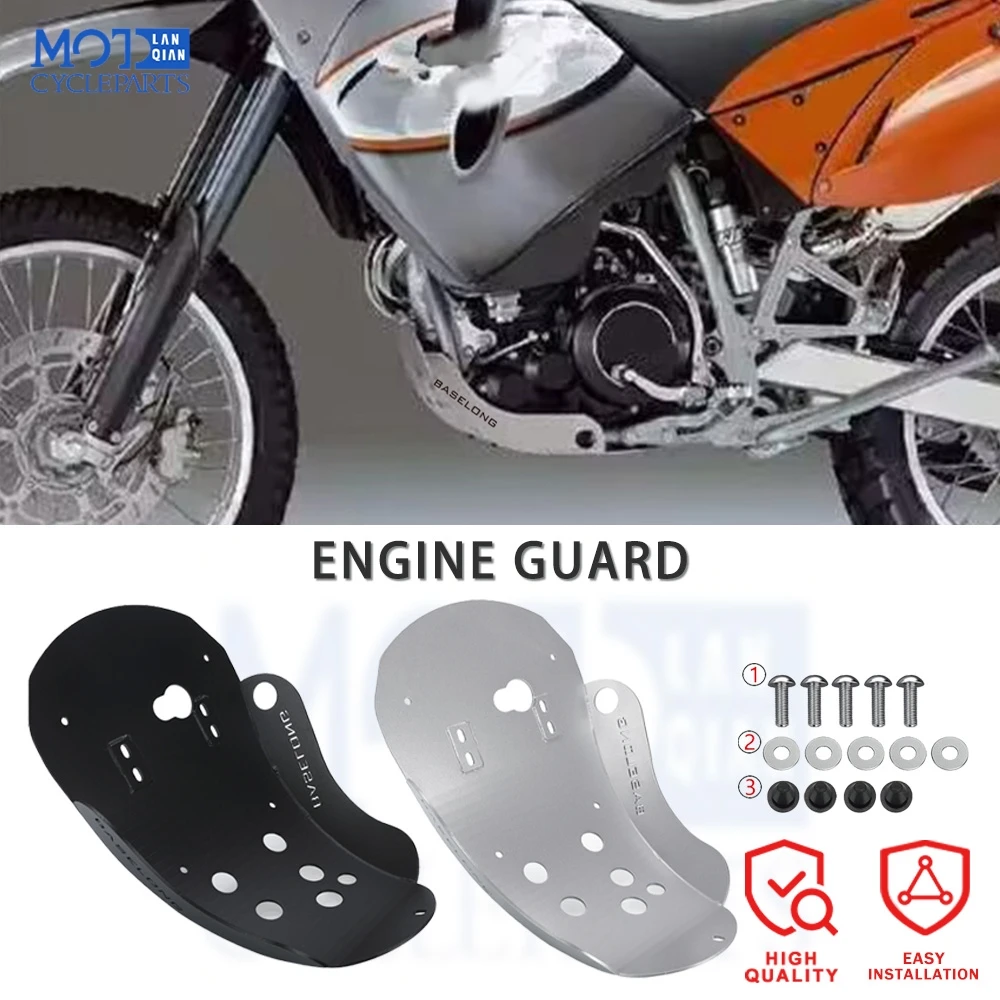

For KTM 400 / 620 / 640 LC4 ADVENTURE 1997-2003 2004 2005 2006 2007 1998 Motorcycle Engine Guard Skid Plate Cover Protector
