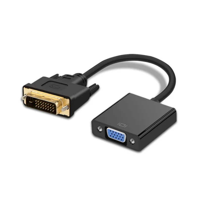 

Full HD 1080P DVI 24+1 to VGA Female Adapter Adapter DVI 25Pin to VGA 15Pin Cable Converter for PC Computer Monitor