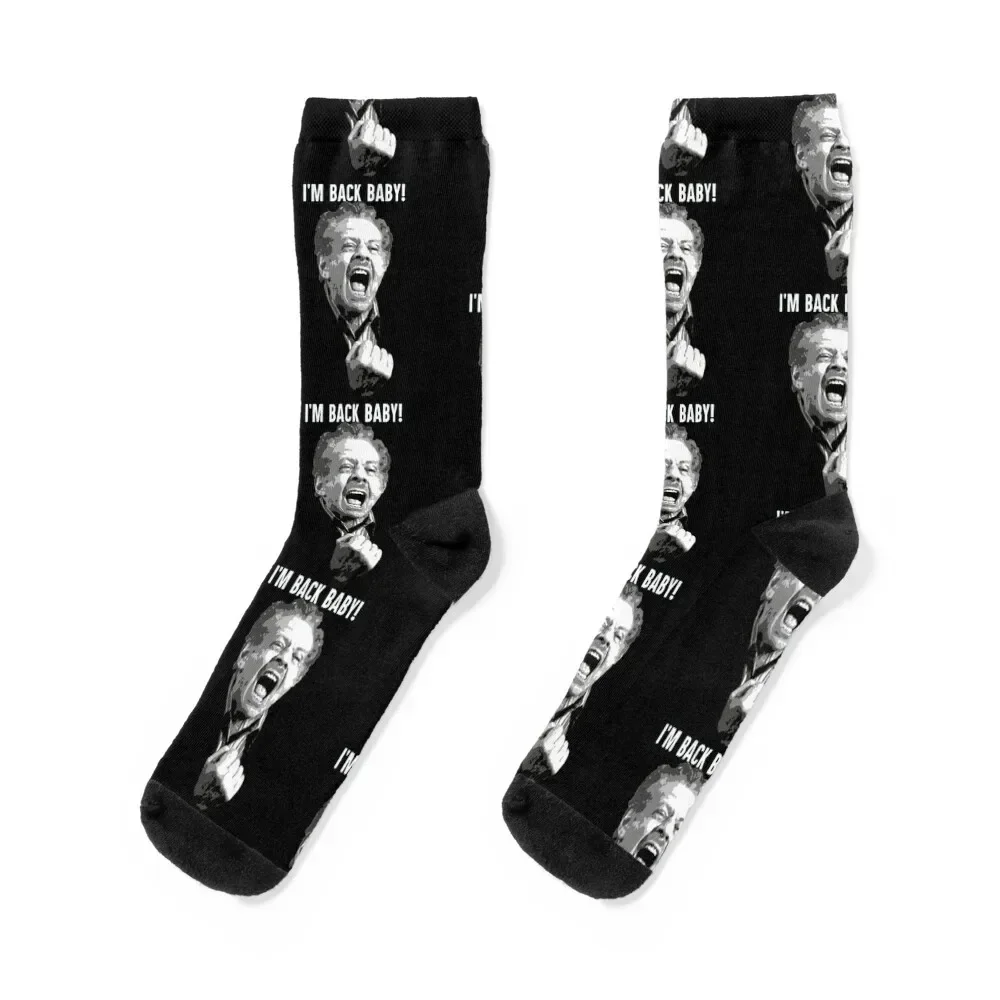 I'm back baby - Séìnféld Socks christmas gift golf Stockings man Thermal man winter Man Socks Women's