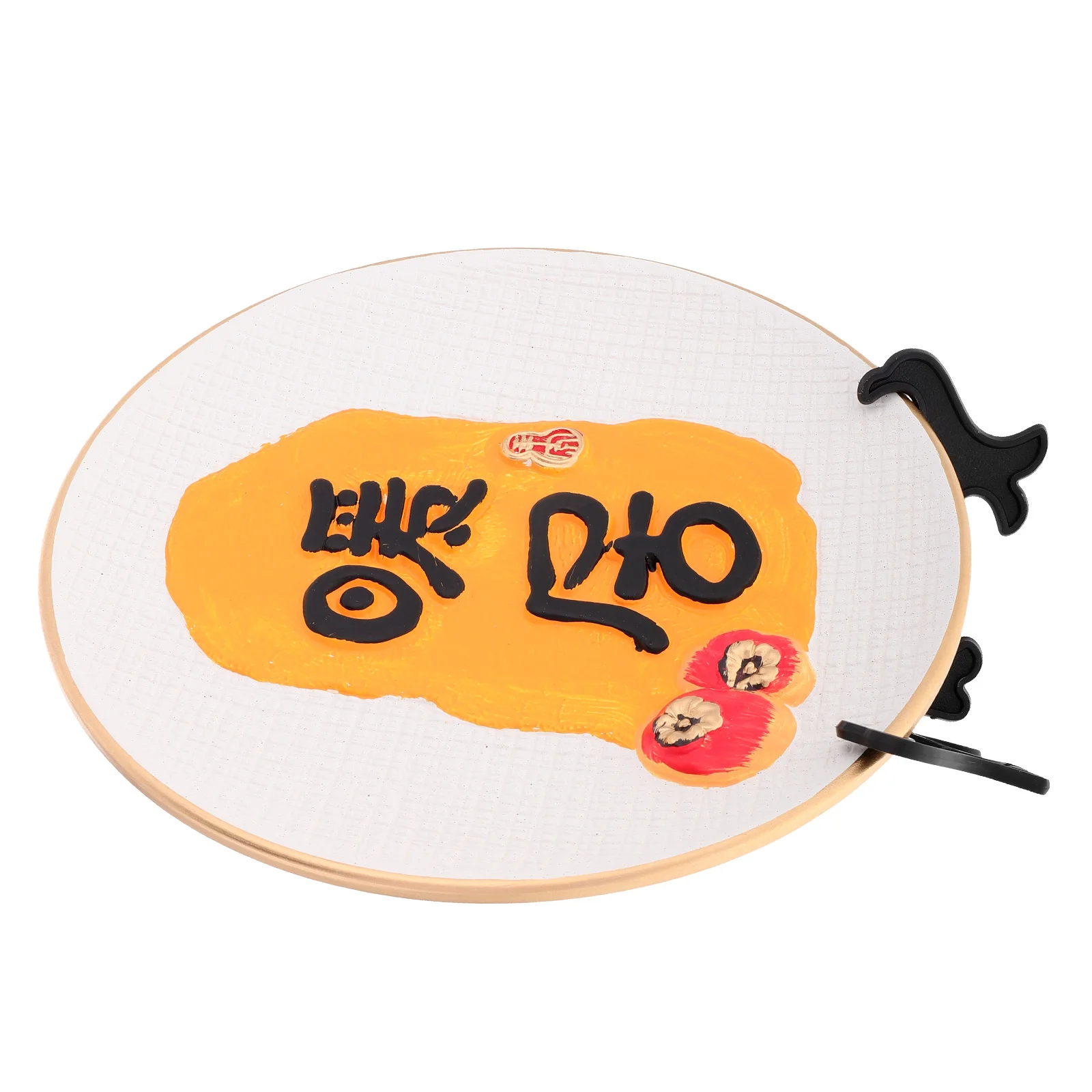 

Furnishings Ceramic Plate Decoration Desk Plaque Creative Decorative Plates Elegant Design Versatile Use Easy Clean