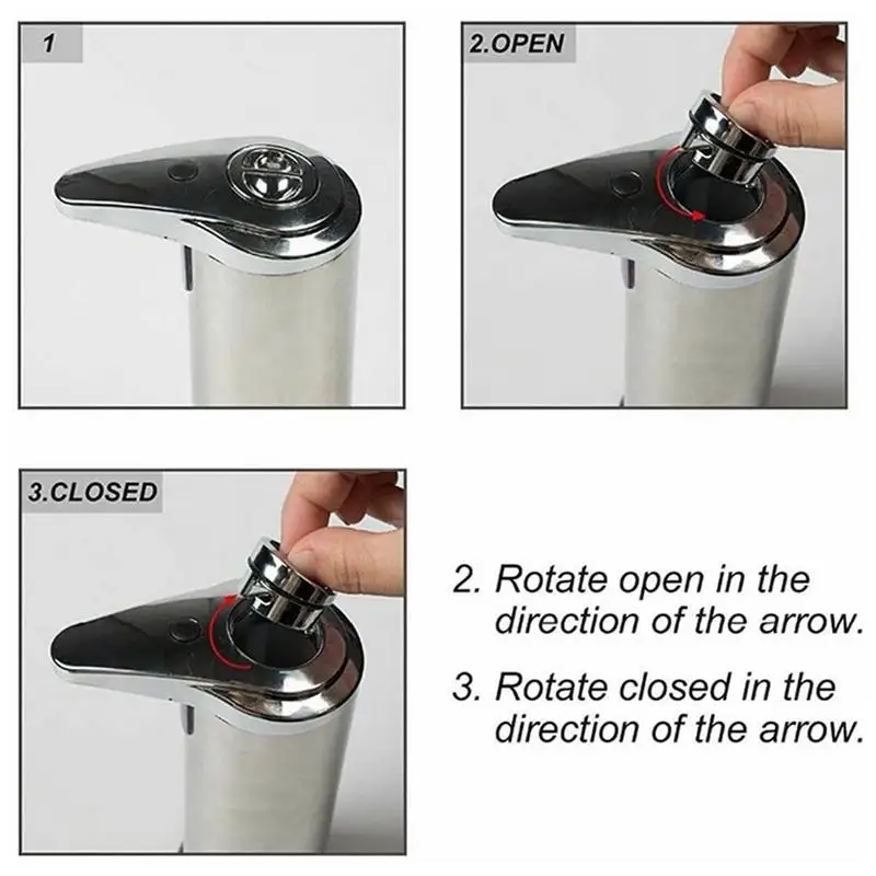 Automatic Liquid Soap Dispenser Touchless Sensor Bathroom Smart Soap Machine 280ML Infrared Liquid Soap Dispenser Pump Container