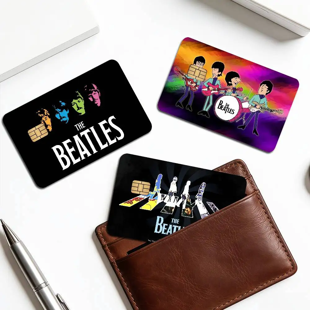 The B-Beatles Rock Band Anmie Sticker Film Skin Cover For Credit Card Debit Bank Card Front