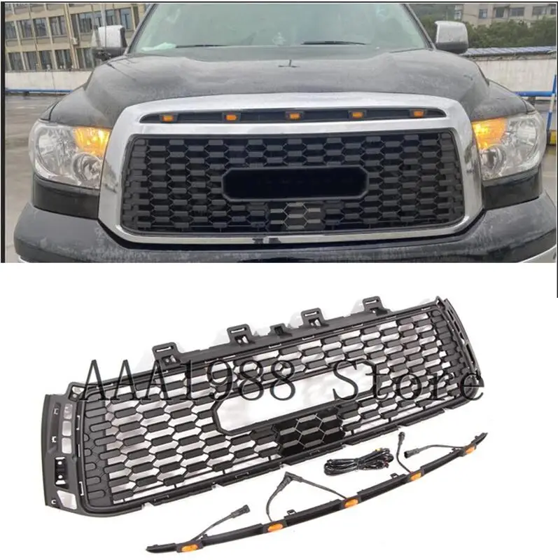 20072008 2009 2010 2011 2012 2013for TOYOTA Tundra Front Grille high quality ABS grille fit   4X4 Offroad Upgrade Auto Parts Car