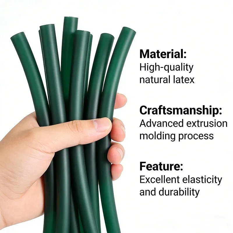 

Multi-Purpose Latex Rubber Tube ID1.6-4mm 1M-5M Freeze Proof High Resilience Stretch Hose Tension Belt for Slingshot & Training