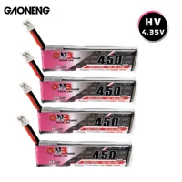 Gaoneng GNB 1S HV 4.35V 450mAh LiPo Battery 80 With PH2.0 Plug for RC FPV Small Drone TINY7