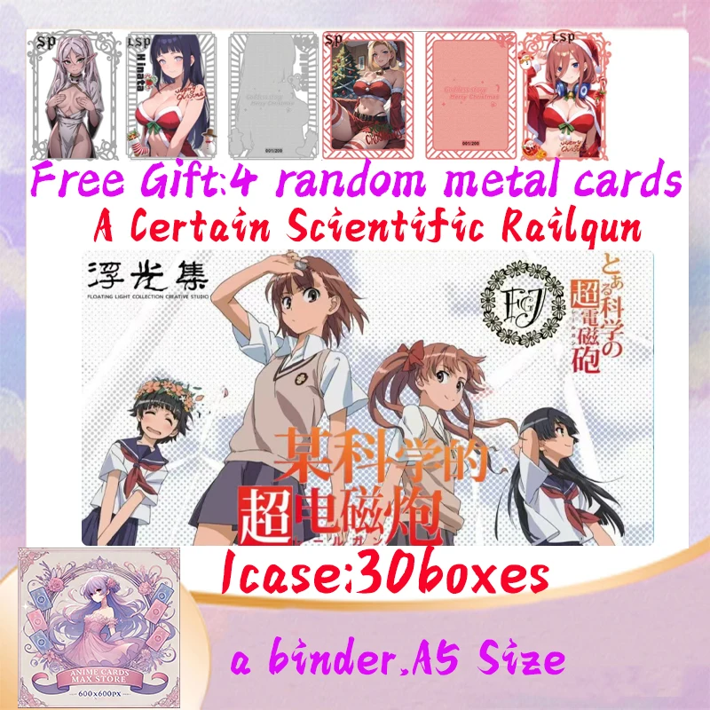 

2025 Newest A Certain Scientific Railgun A5 Size Goddess Story Collection Waifu Swimsuit CCG ACG TCG World Trading Hobbies Gift