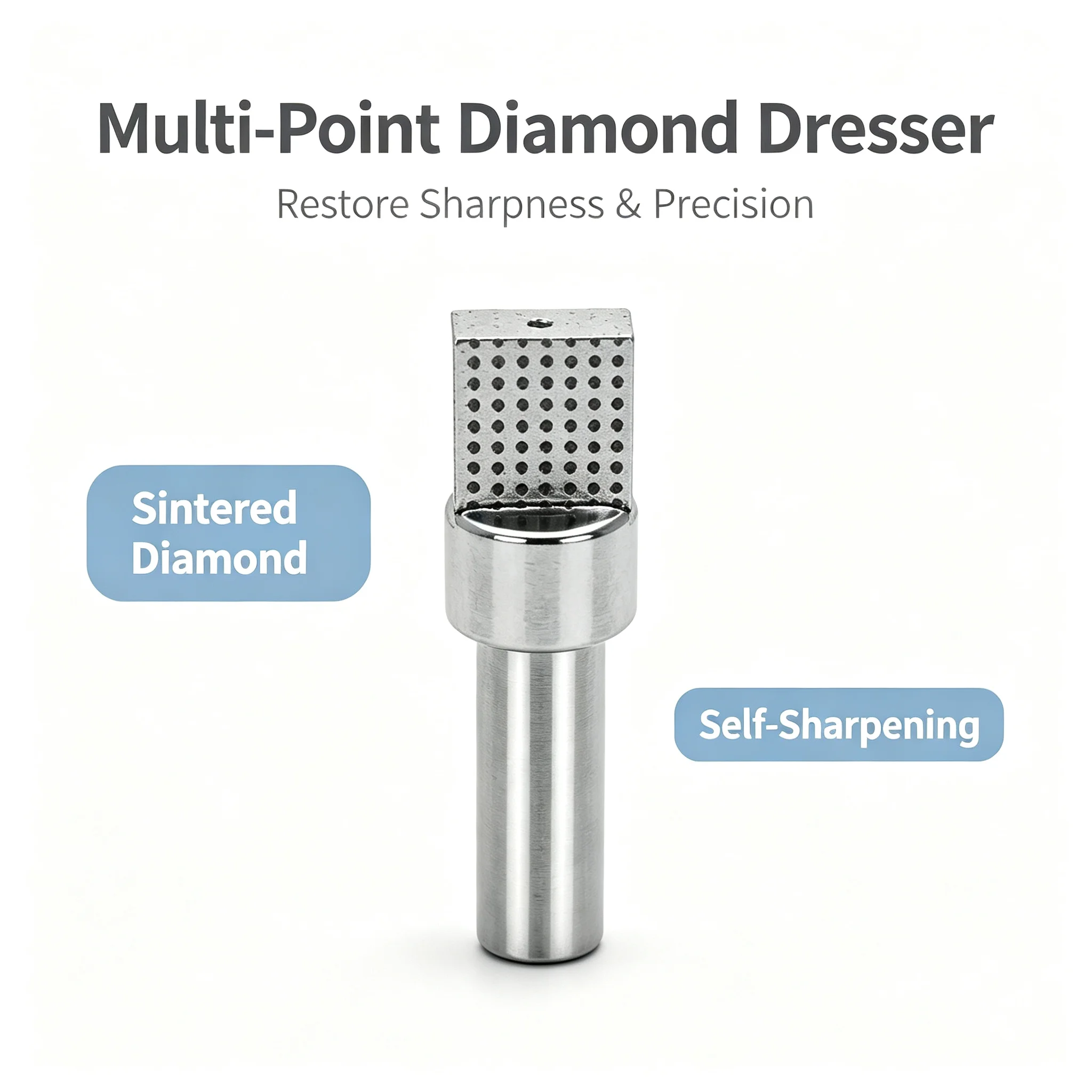 Multi-Point Diamond Grinding Wheel Dresser Truing Dressing Tool for Grinder Sharpening Maintenance